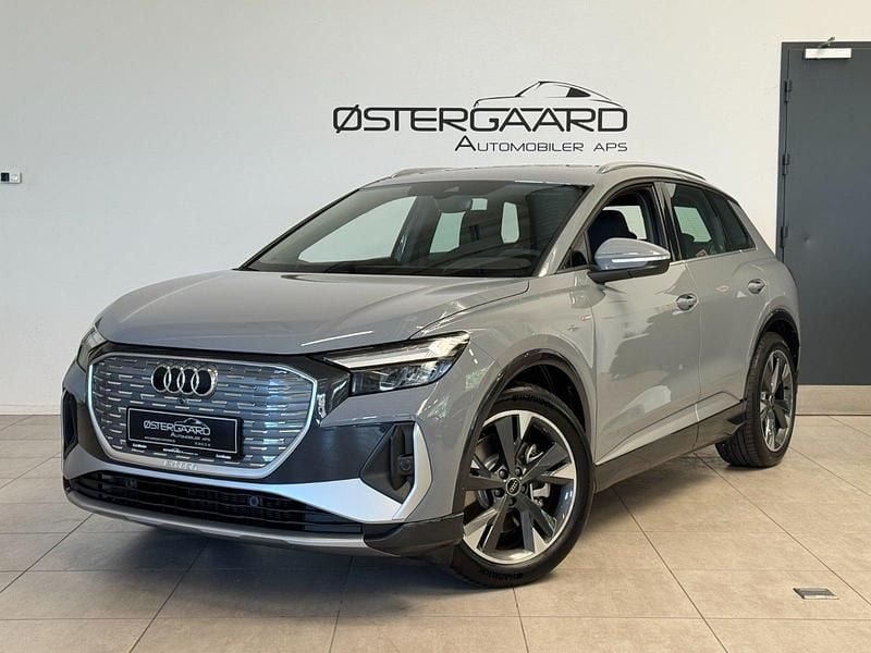 Gråmetal Ny 2025 Audi Q4 e-tron S-Line SUV | 369.700 kr. (Super pris) - Billede 1/4