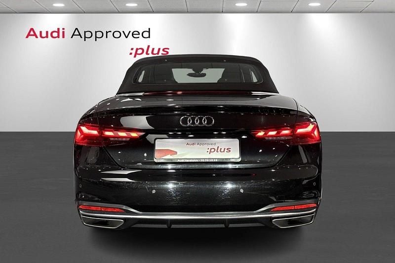 Brugt Audi A5 Cabriolet Prestige 190 HK (139 kW) 2020 Sortmetal Cabriolet