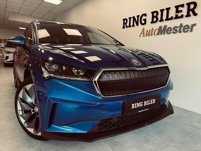 Blåmetal Brugt 2021 Skoda Enyaq iV Suite SUV | 264.999 kr. (Fair pris) - Billede 1/3
