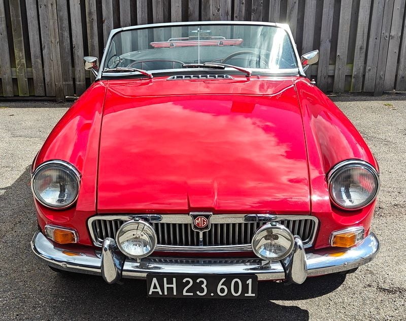 Rød Brugt 1963 MG B Cabriolet | 139.900 kr. - Billede 1/4