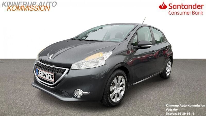 Koks grå Brugt 2014 Peugeot 208 Hatchback | 42.900 kr. (Fair pris) - Billede 1/4