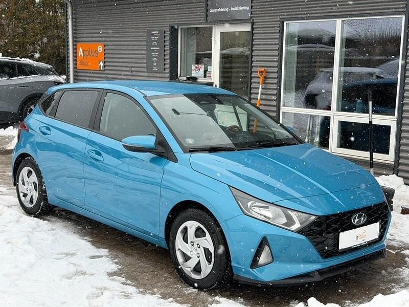 Blå Brugt 2020 Hyundai i20 Essential Hatchback | 104.900 kr. (God pris) - Billede 1/4