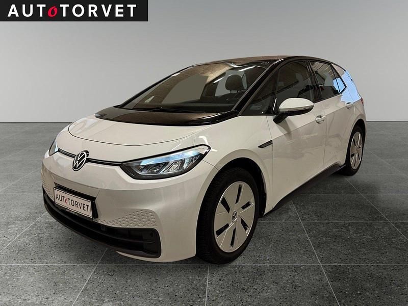 Hvid Brugt 2022 VW ID.3 Pro Hatchback | 159.700 kr. (Super pris) - Billede 1/4