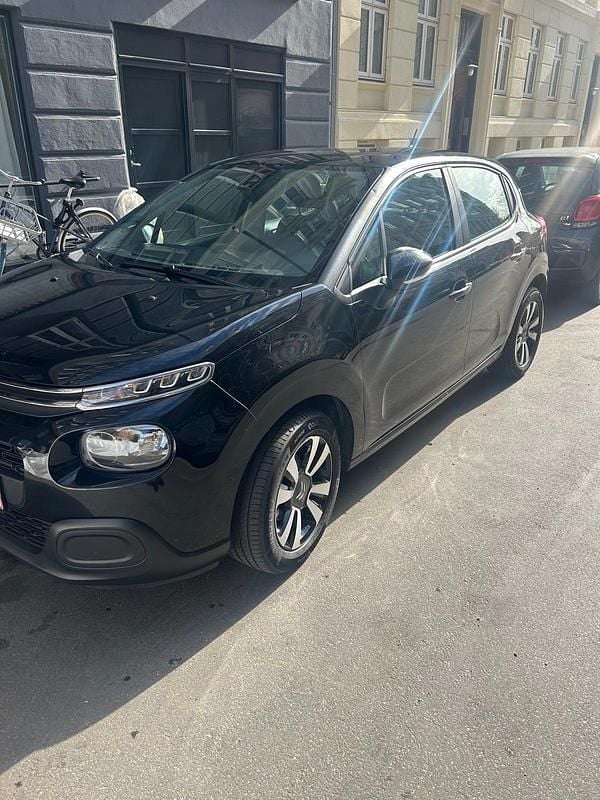 Sort Brugt 2019 Citroën C3 Feel Hatchback | 49.900 kr. (Super pris) - Billede 1/4