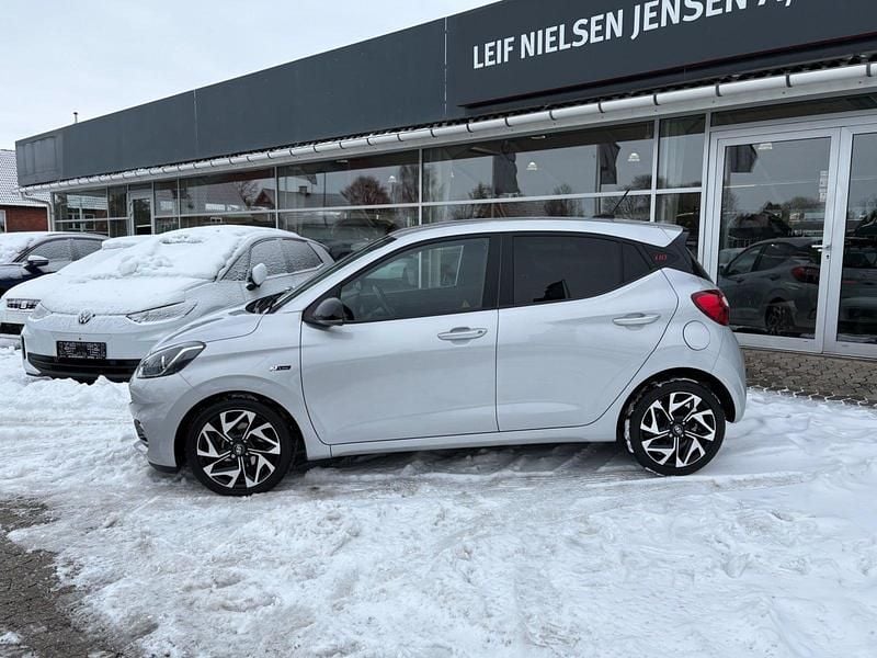 Brugt Hyundai i10 N Line 100 HK (73 kW) 2021 Sølvmetal Hatchback