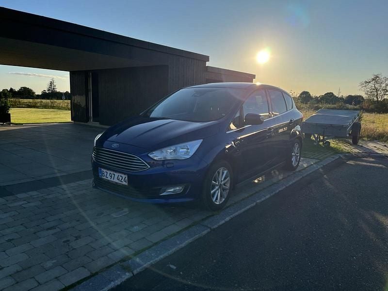 Blå Brugt 2017 Ford C-MAX Titanium MPV | 59.000 kr. (Super pris) - Billede 1/4