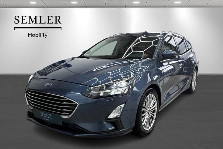 Mørkblåmetal Brugt 2019 Ford Focus Titanium Hatchback | 174.900 kr. (Fair pris) - Billede 1/4