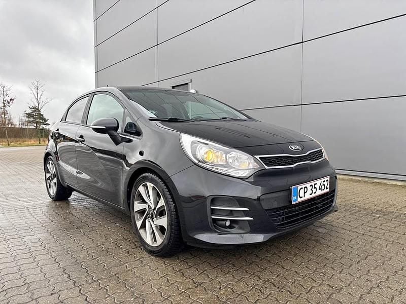 Brugt Kia Rio 84 HK (61 kW) 2017 Sort Hatchback