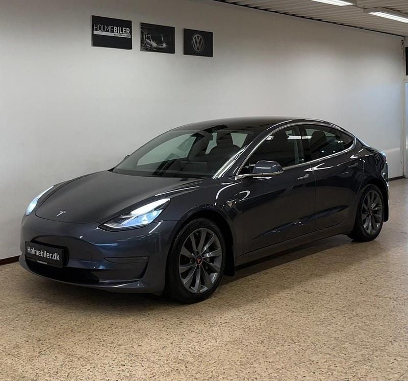 Grå Brugt 2019 Tesla Model 3 Long Range AWD Sedan | 164.800 kr. (Fair pris) - Billede 1/4
