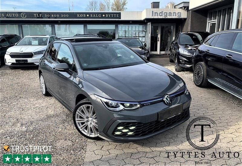 Grå Brugt 2021 VW Golf VIII GTE Hatchback | 259.800 kr. (Dyr) - Billede 1/4