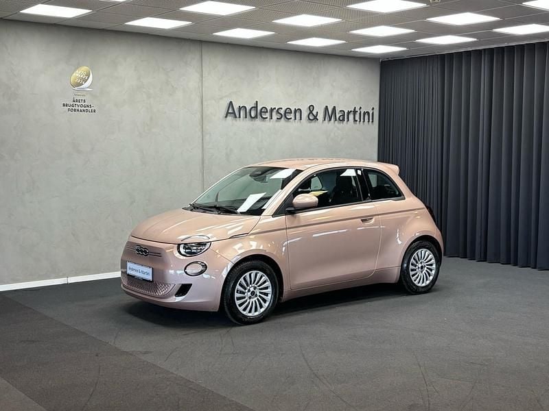 Rosegold Brugt 2022 Fiat 500e Action Hatchback | 93.900 kr. (Fair pris) - Billede 1/4