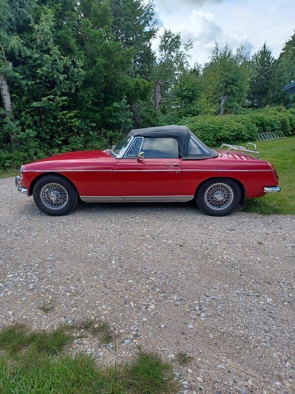 Rød Brugt 1968 MG B Cabriolet | 75.000 kr. - Billede 1/4