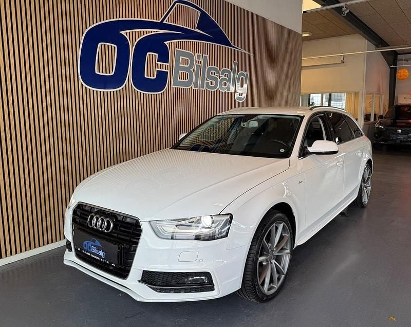 Hvid Brugt 2015 Audi A4 S-Line Stationcar | 99.900 kr. (God pris) - Billede 1/4