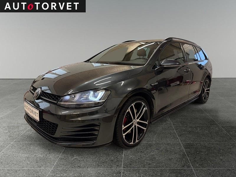 Gråmetal Brugt 2015 VW Golf VII GTD Stationcar | 129.700 kr. (God pris) - Billede 1/4
