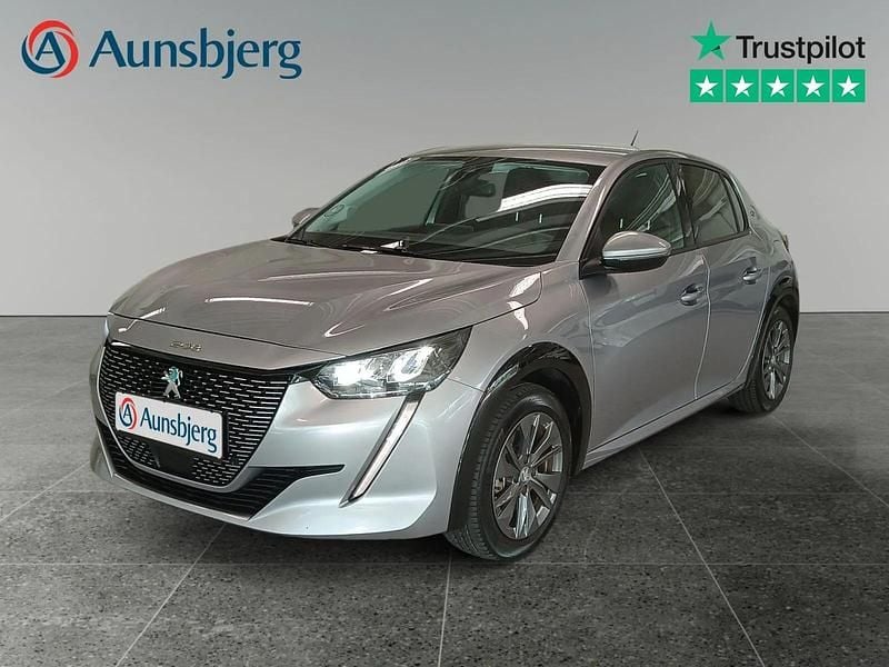 Grå metal Brugt 2021 Peugeot e-208 Allure Hatchback | 127.500 kr. (Fair pris) - Billede 1/4