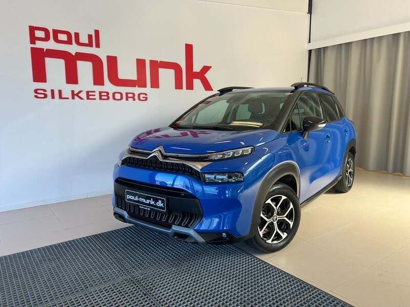 Blå Brugt 2024 Citroën C3 Aircross PureTech SUV | 199.990 kr. (Lidt for dyr) - Billede 1/4