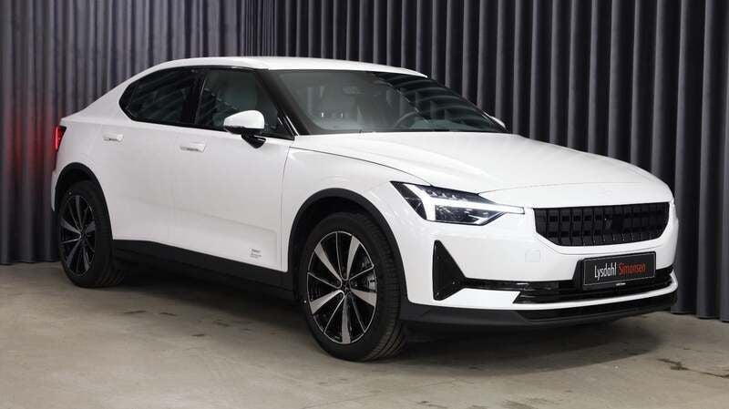 Hvid Brugt 2022 Polestar 2 Sedan | 219.900 kr. (God pris) - Billede 1/4