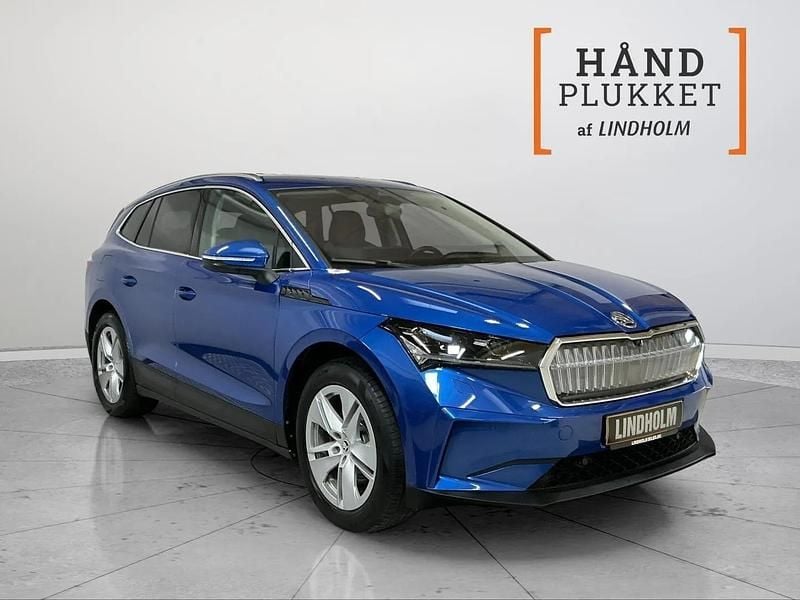Blåmetal Brugt 2023 Skoda Enyaq iV Loft SUV | 299.900 kr. (Fair pris) - Billede 1/3