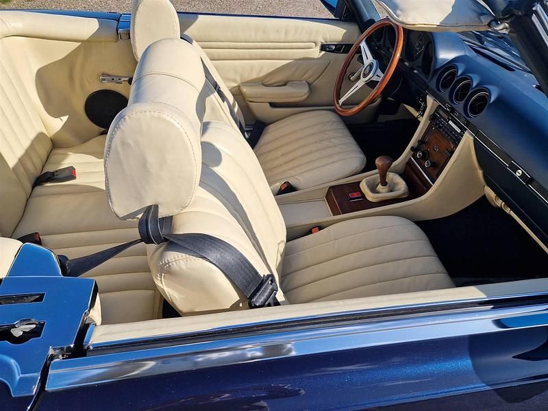 Brugt Mercedes SL280 107 HK (78 kW) 1976 Blå Cabriolet