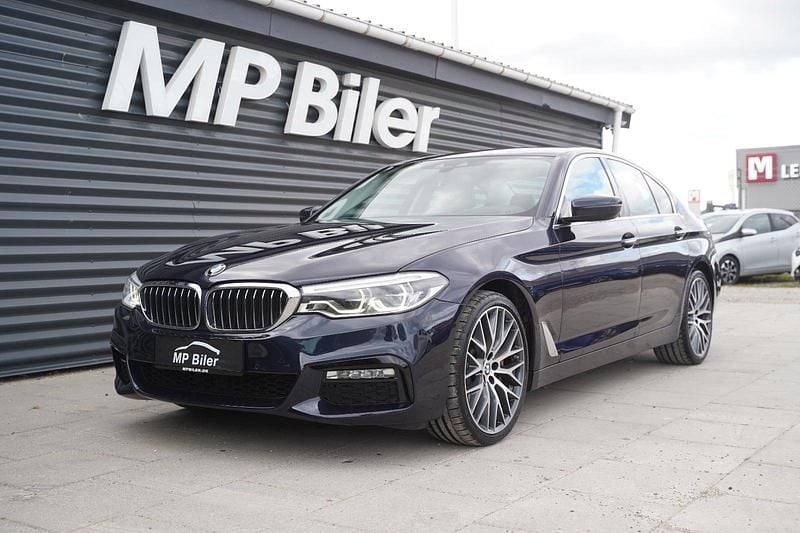 Blåmetal Brugt 2017 BMW 530 Sport Line Sedan | 329.900 kr. (Fair pris) - Billede 1/4