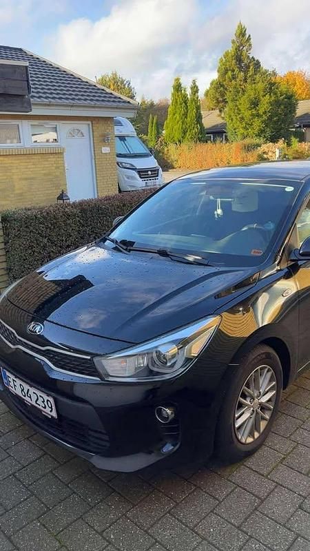 Brugt Kia Rio 99 HK (72 kW) 2018 Sort Hatchback