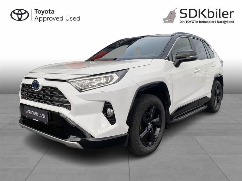 Hvidmetal / sort tag Brugt 2019 Toyota RAV4 Hybrid H3 Style SUV | 279.900 kr. (Fair pris) - Billede 1/4