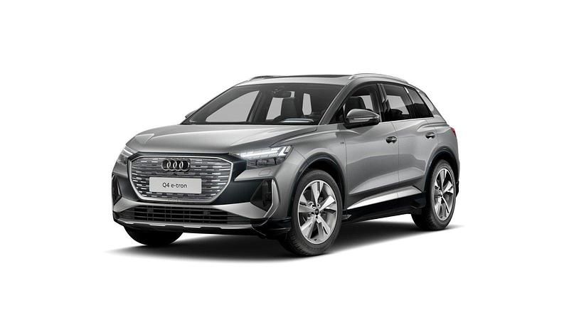 Gråmetal Ny 2025 Audi Q4 e-tron S-Line SUV | 399.900 kr. (Fair pris) - Billede 1/4