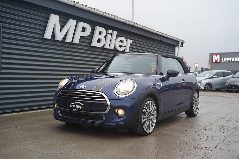 Blå Brugt 2017 Mini Cooper Cabriolet Cabriolet | 209.900 kr. (Fair pris) - Billede 1/4