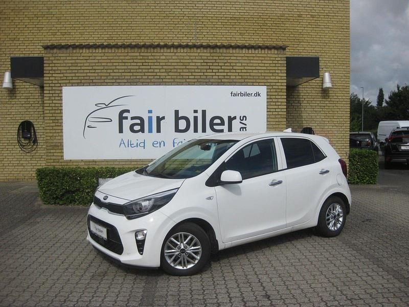 Hvid Brugt 2021 Kia Picanto Hatchback | 114.900 kr. (Fair pris) - Billede 1/4