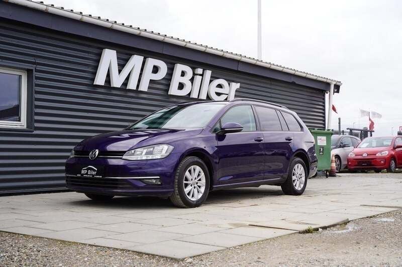 Blåmetal Brugt 2018 VW Golf VII Comfortline Stationcar | 114.900 kr. (Fair pris) - Billede 1/4