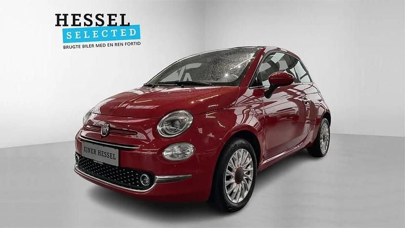 Rød Brugt 2021 Fiat 500C Red Cabriolet | 118.800 kr. (Fair pris) - Billede 1/4