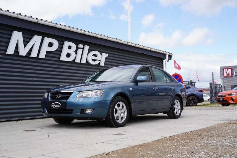 Lysblå Brugt 2006 Hyundai Sonata GLS Sedan | 14.900 kr. - Billede 1/4