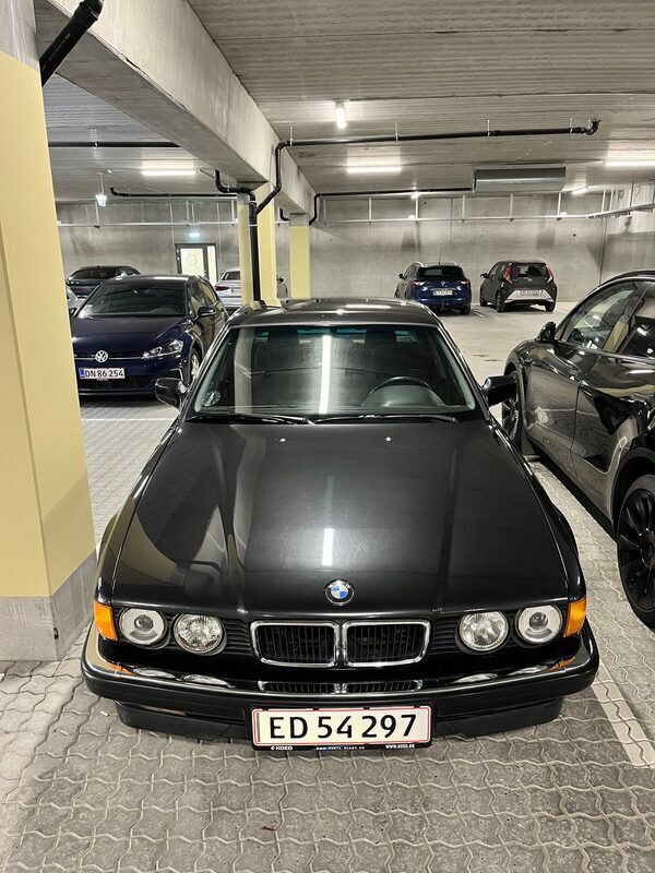 Rød Brugt 1992 BMW 730 Sedan | 79.999 kr. - Billede 1/4