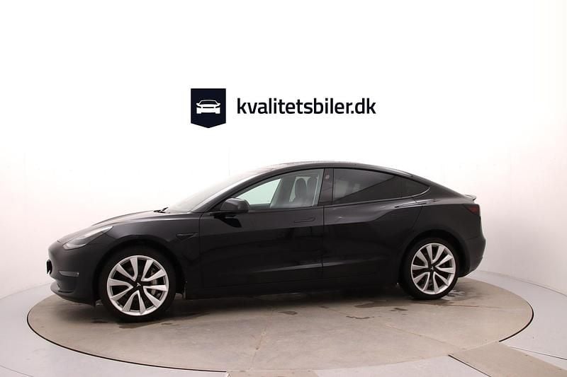 Brugt Tesla Model 3 Standard Range Plus 225 kW (306 HK) 2019 Sortmetal Sedan