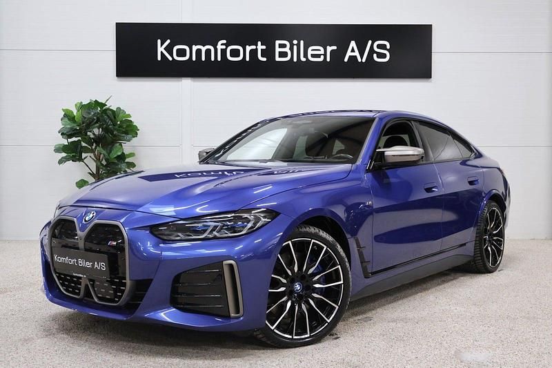 Blåmetal Brugt 2022 BMW i4 M Sport Sedan | 429.900 kr. (God pris) - Billede 1/4