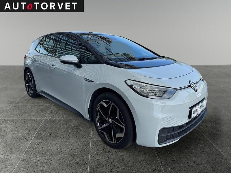 Hvid Brugt 2021 VW ID.3 Pro Hatchback | 164.700 kr. - Billede 1/4
