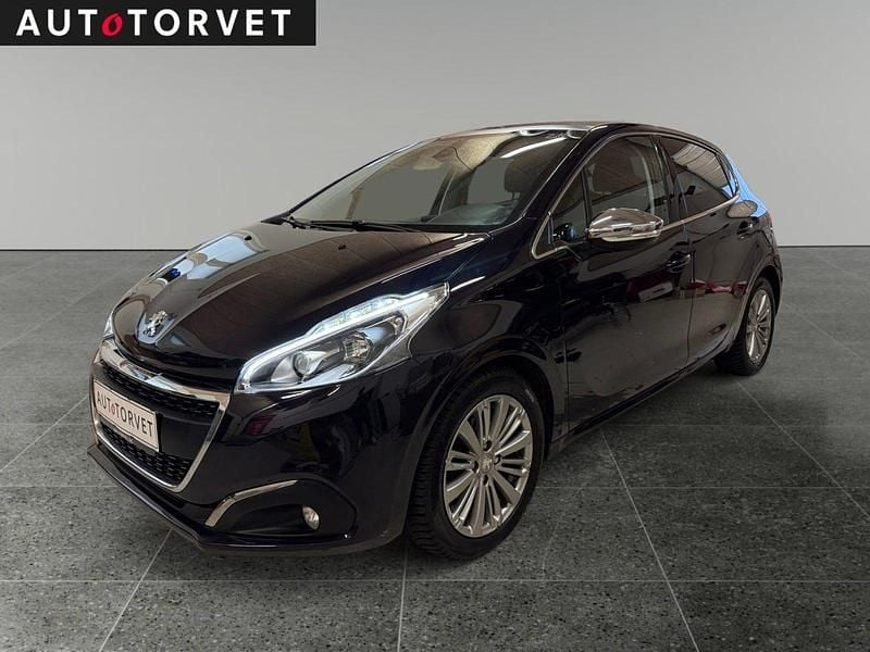 Blå Brugt 2018 Peugeot 208 Allure Sky Hatchback | 59.700 kr. (Fair pris) - Billede 1/4