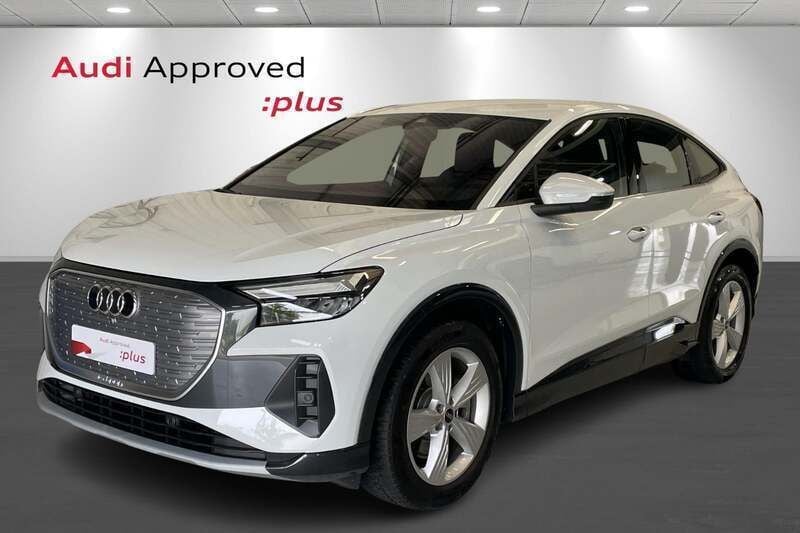 Hvidmetal Brugt 2024 Audi Q4 Sportback e-tron Advanced SUV | 399.900 kr. - Billede 1/4