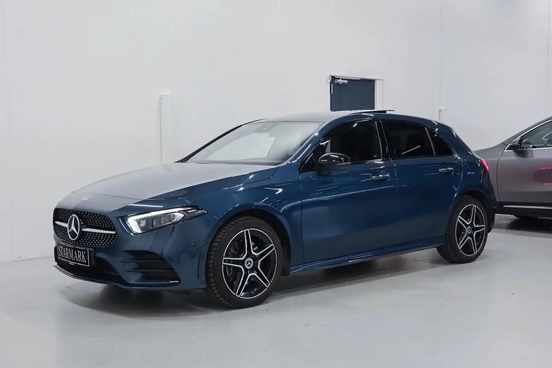Blåmetal Brugt 2022 Mercedes A250 Hatchback | 309.900 kr. - Billede 1/3