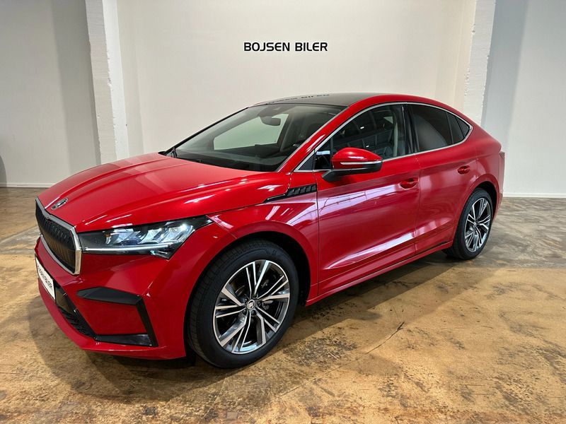 Red velvet Brugt 2024 Skoda Enyaq iV SUV | 298.990 kr. (Fair pris) - Billede 1/4