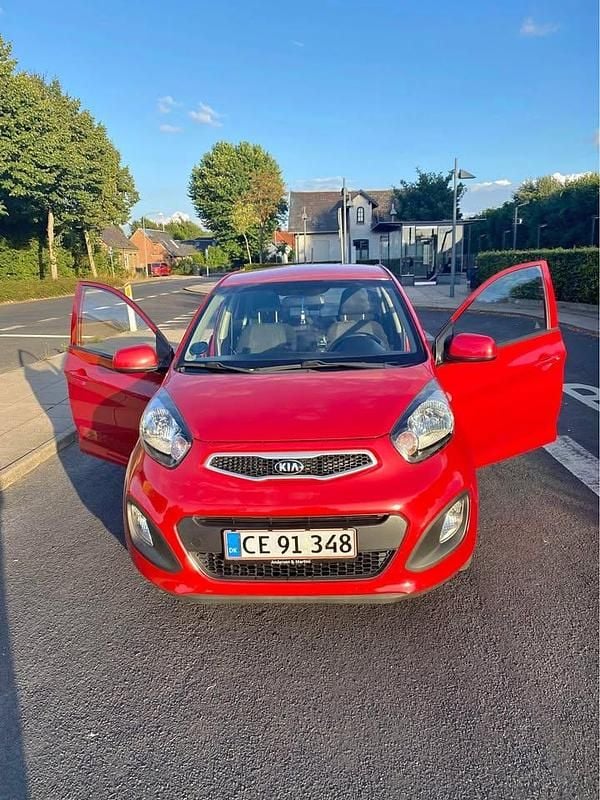 Rød Brugt 2013 Kia Picanto Hatchback | 29.950 kr. (God pris) - Billede 1/4