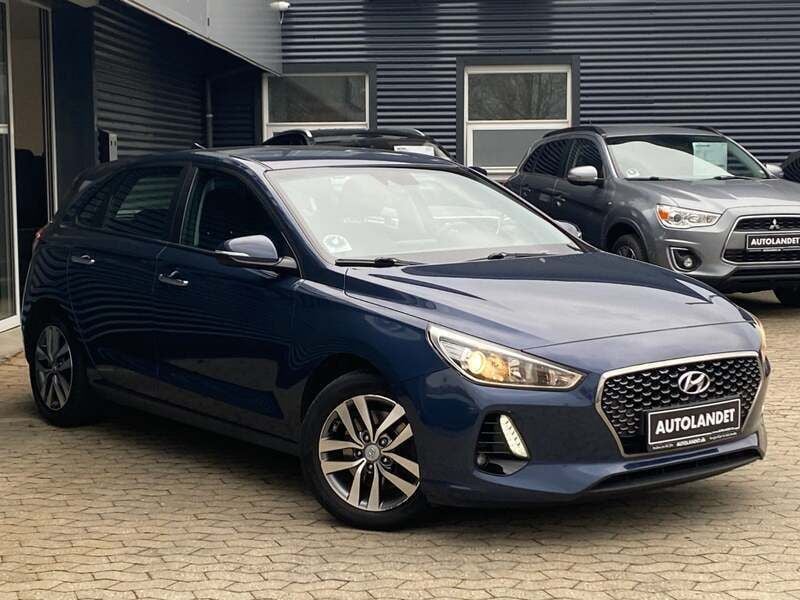 Blåmetal Brugt 2017 Hyundai i30 Trend Hatchback | 109.800 kr. (Fair pris) - Billede 1/4