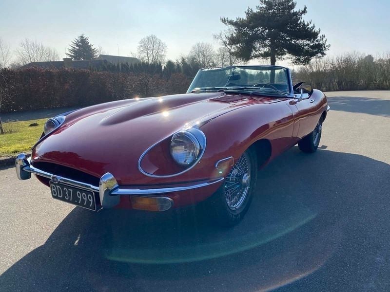 Rød Brugt 1968 Jaguar E-Type | 485.000 kr. - Billede 1/4