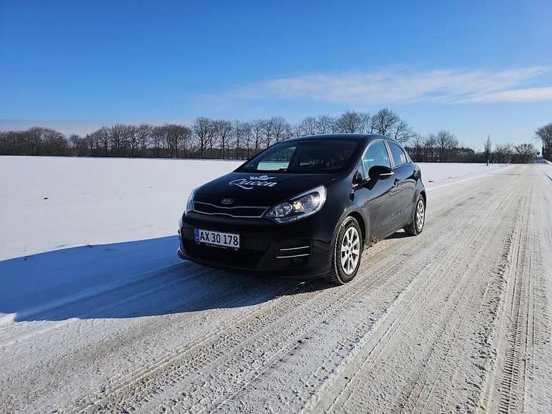 Brugt Kia Rio 83 HK (61 kW) 2015 Sort Hatchback