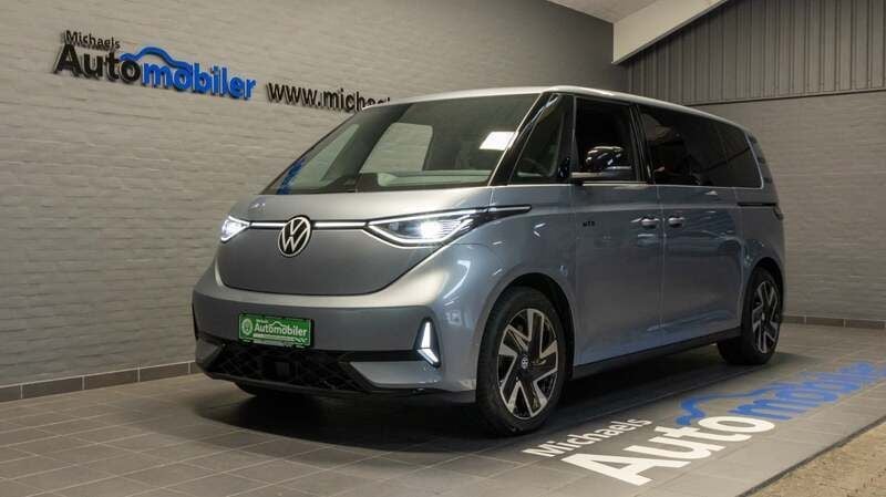 Sølvmetal Brugt 2025 VW ID. Buzz GTX Van | 689.900 kr. - Billede 1/4