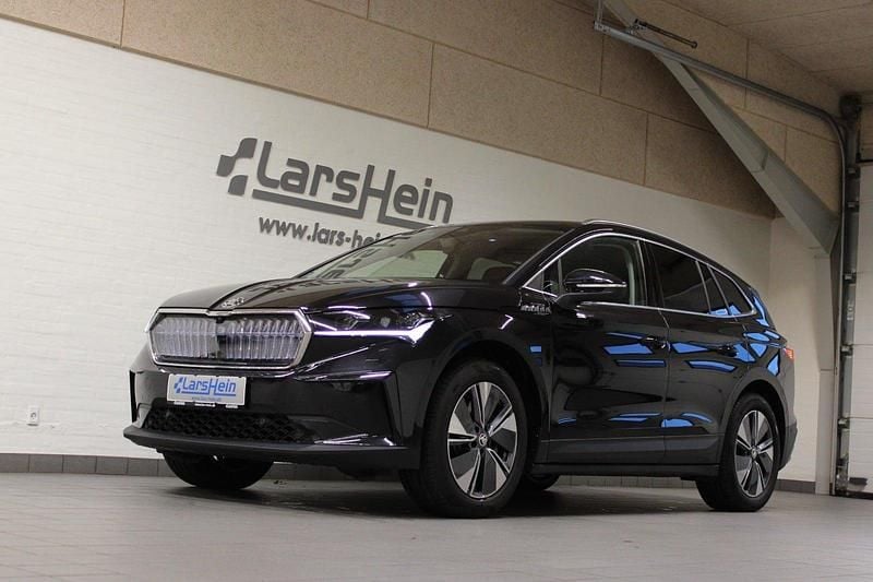 Sortmetal Brugt 2024 Skoda Enyaq iV Loft SUV | 349.800 kr. (God pris) - Billede 1/4