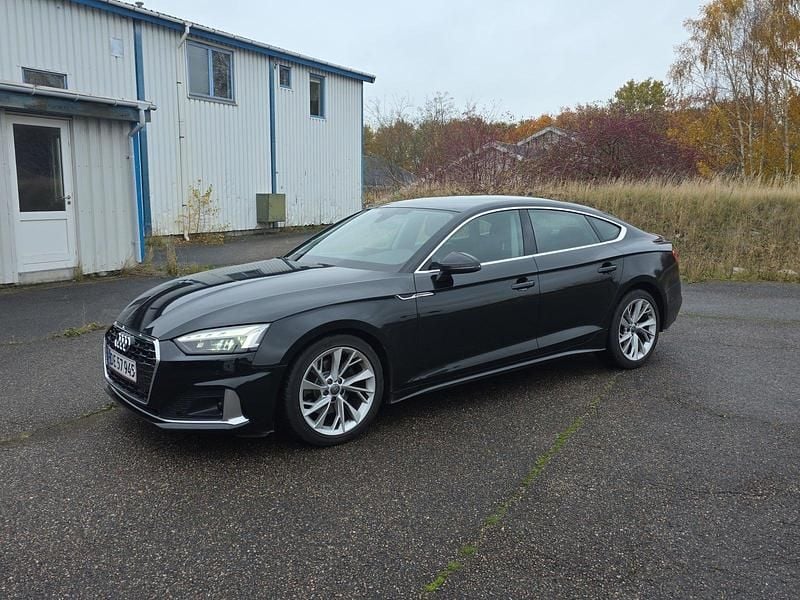 Sort Brugt 2020 Audi A5 Sportback Advanced Hatchback | 289.900 kr. (God pris) - Billede 1/4