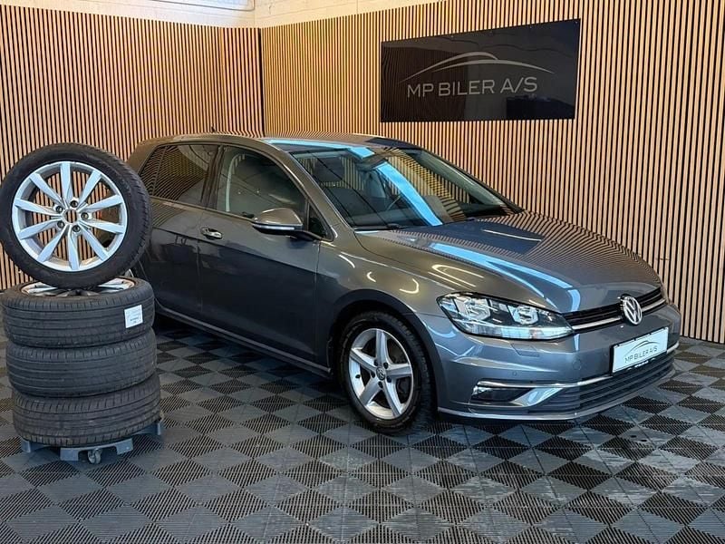 Gråmetal Brugt 2019 VW Golf VII Highline Hatchback | 164.500 kr. (God pris) - Billede 1/4