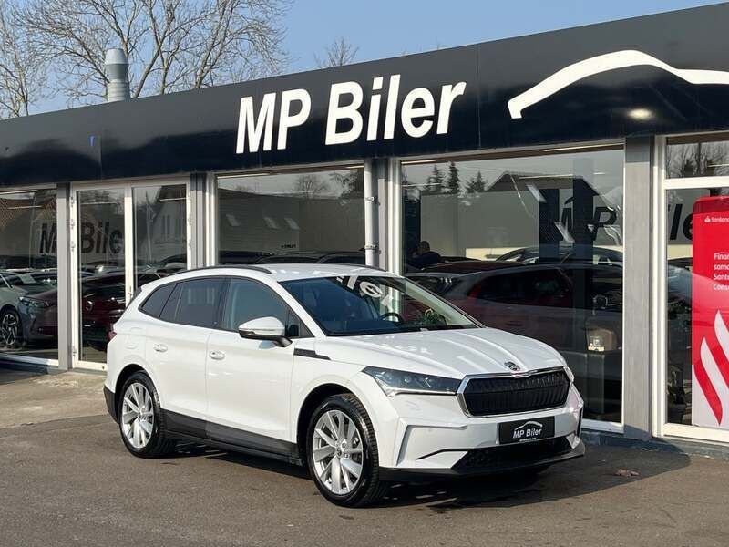 Hvid Brugt 2021 Skoda Enyaq iV Loft SUV | 219.900 kr. (Fair pris) - Billede 1/4