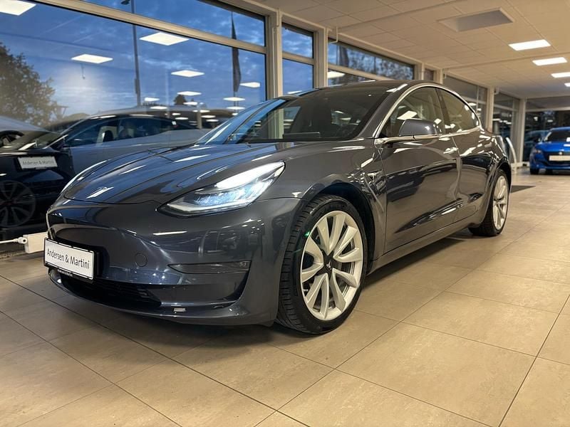 Graametal Brugt 2020 Tesla Model 3 Long Range AWD Sedan | 194.800 kr. (Fair pris) - Billede 1/4